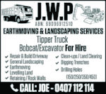 JWP Earthmoving and Landscaping